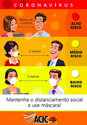 Use máscara! Mantenha distânciamento. 