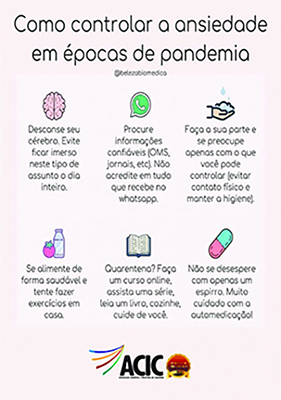 Cuide-se! E cuide de todos!