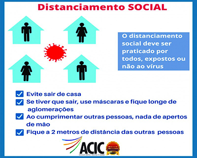 Distanciamento Social! Faça sua parte! 