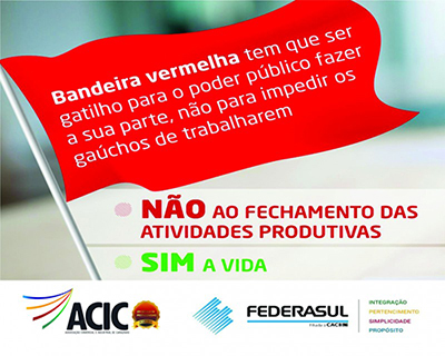 BANDEIRA VERMELHA