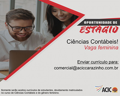 Empresa ASSOCIADA da ACIC seleciona: