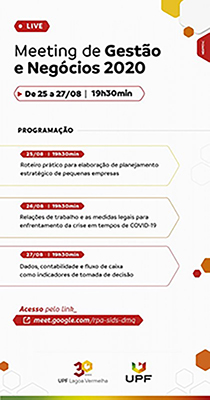 Meeting de Gestão e Negócios 2020 - Empresa ASSOCIADA UPF