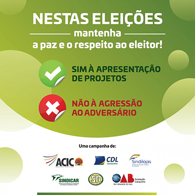 Campanha RESPEITO AO ELEITOR