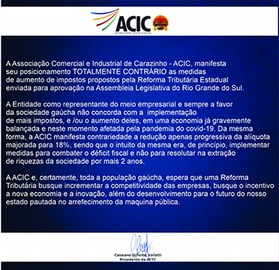 &#10060;Chega de AUMENTO de IMPOSTOS!