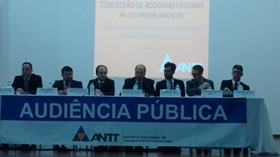 COMITIVA CARAZINHENSE PARTICIPA DE AUDIÊNCIA PÚBLICA DA ANTT EM PORTO ALEGRE