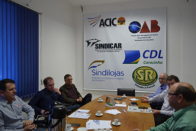 ENTIDADES SE REÚNEM PARA APOIAR DEMANDA DA SEGURANÇA PÚBLICA EM CARAZINHO