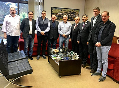PRESIDENTE DA ACIC PARTICIPA DE ENCONTRO COM O SECRETÁRIO ESTADUAL DE SEGURANÇA PÚBLICA EM PASSO FUNDO