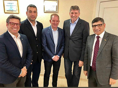 PRESIDENTE DA ACIC PARTICIPA DE REUNIÃO ALMOÇO NA SEDE DA ACISA EM PASSO FUNDO