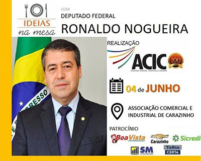 IDEIAS NA MESA COM O DEPUTADO FEDERAL RONALDO NOGUEIRA