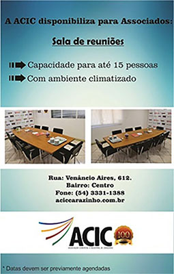 A ACIC oferece para associados: