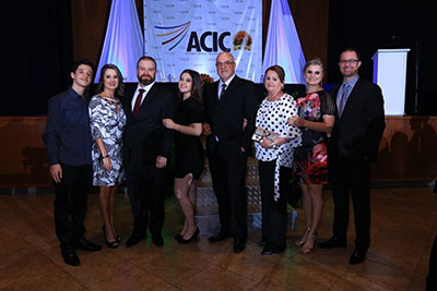 Cerimônia de Posse reúne nova Diretoria Executiva da ACIC e convidados.