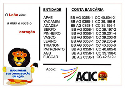 Campanha de Destinação de Imposto de Renda 2018/2019