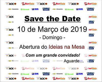 Abertura Ideias na Mesa!