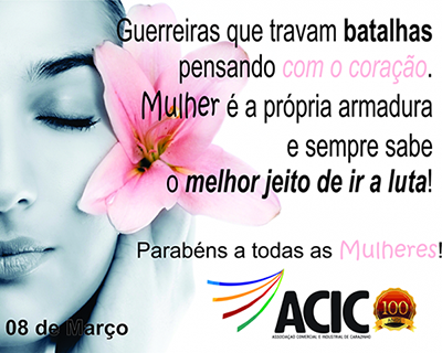 Parabéns a todas as mulheres