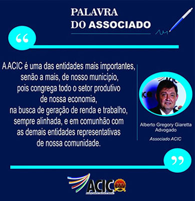 Palavra do associado!