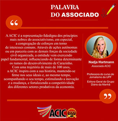 Palavra do associado - Nadja Hartmann