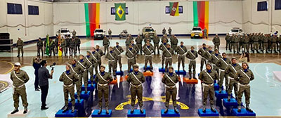 ACIC PARTICIPA DA FORMATURA DE NOVOS SOLDADOS DA BRIGADA MILTAR.