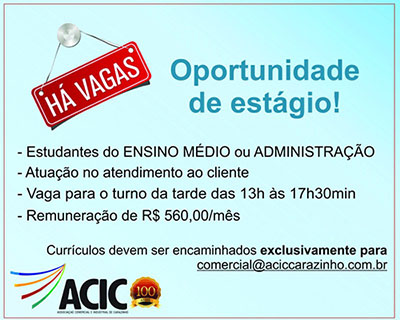 VAGA DE ESTÁGIO