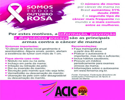 OUTUBRO ROSA!!