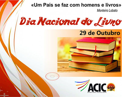 Dia nacional do livro!