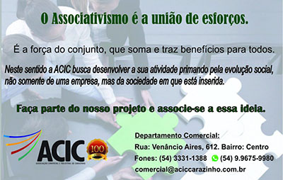 Seja um ASSOCIADO, são muitos os BENEFÍCIOS