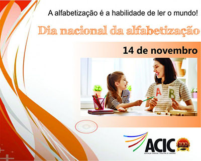 Dia nacional da alfabetização!