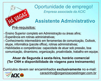 Vaga de EMPREGO: